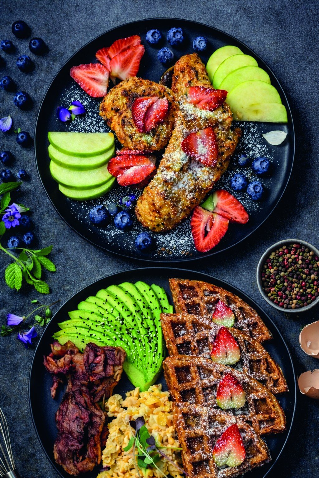 Waffles y tostadas francesas - Brunch en El Poblado Medellín